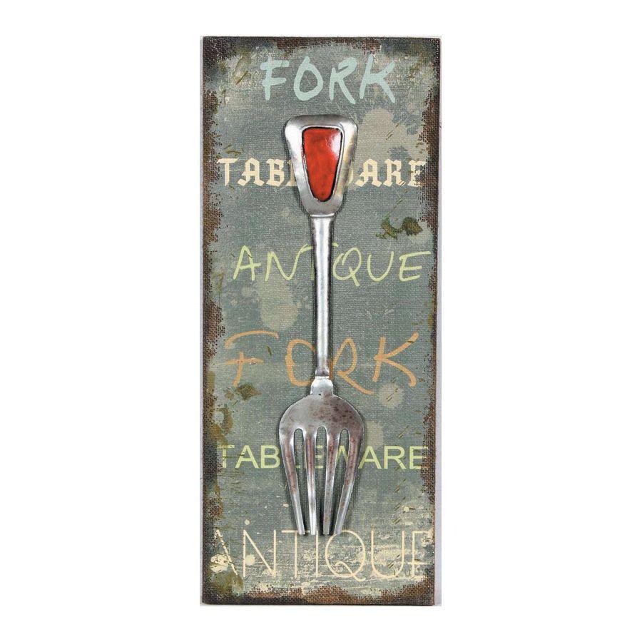 Картина "Fork", р-р 60*25*4,5 см, P.L. Proff Cuisine - фото 1 - id-p143409853