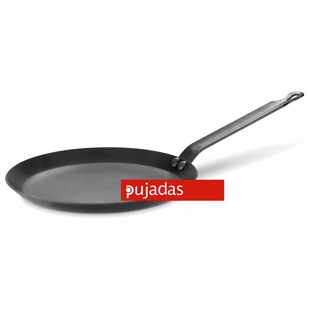 Сковорода для блинов d 24 см, h 2 см, углеродистая сталь, Pujadas, Испания - фото 1 - id-p143411798