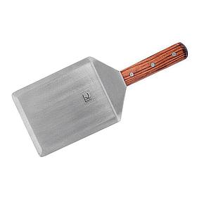 Лопатка металлическая с деревянной ручкой, w 12,5 см, l 16 см, P.L. - Proff Chef Line