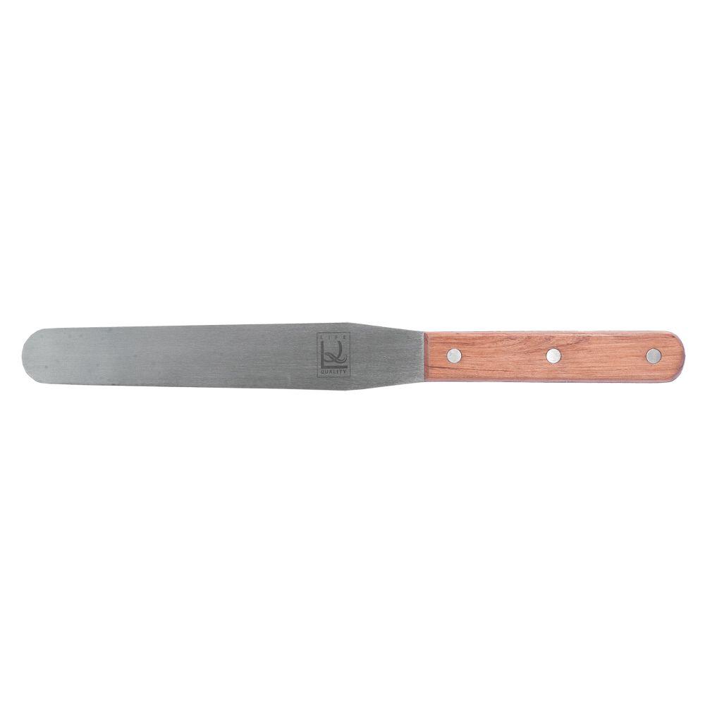 Нож-лопатка кондитерская металлическая с деревянной ручкой 10 см, P.L. - Proff Chef Line - фото 1 - id-p143414151