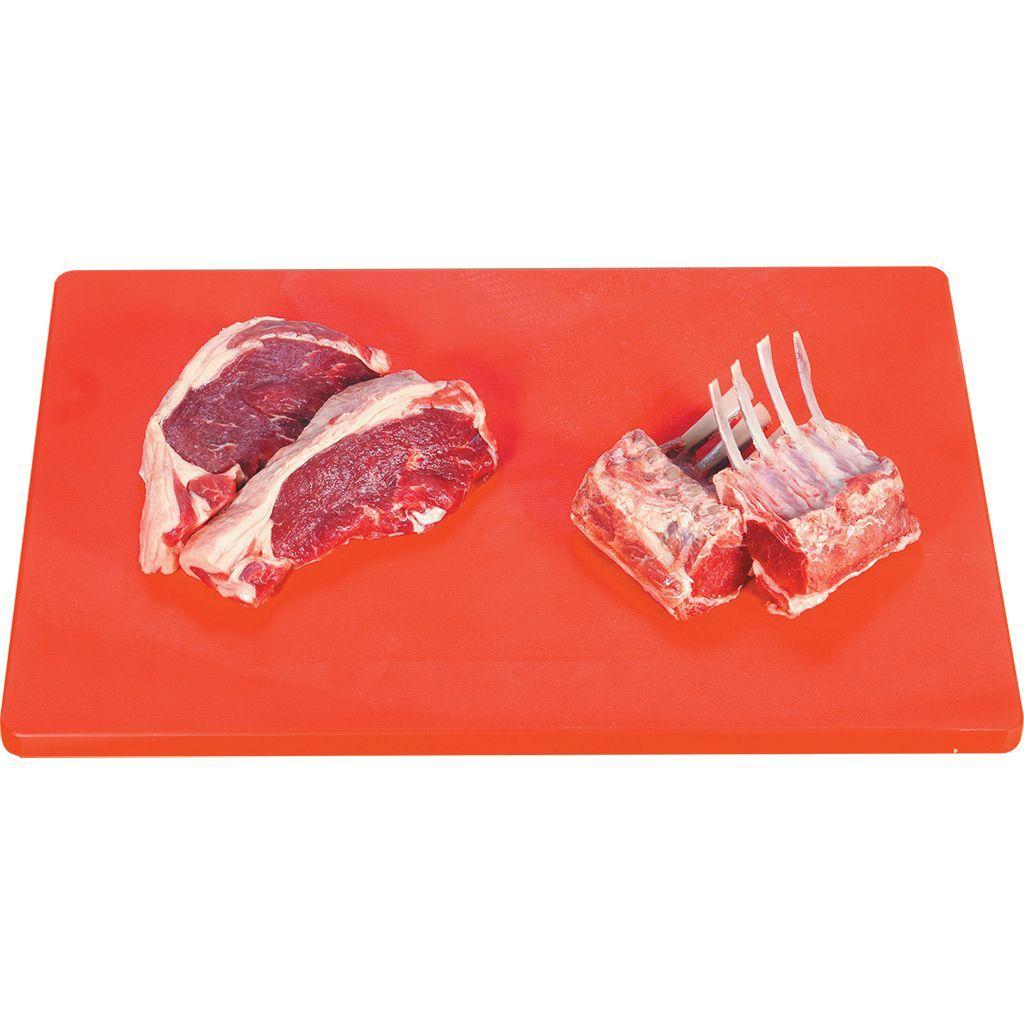 Доска разделочная 40*30*2 см, красная, пластик, P.L. Proff Cuisine