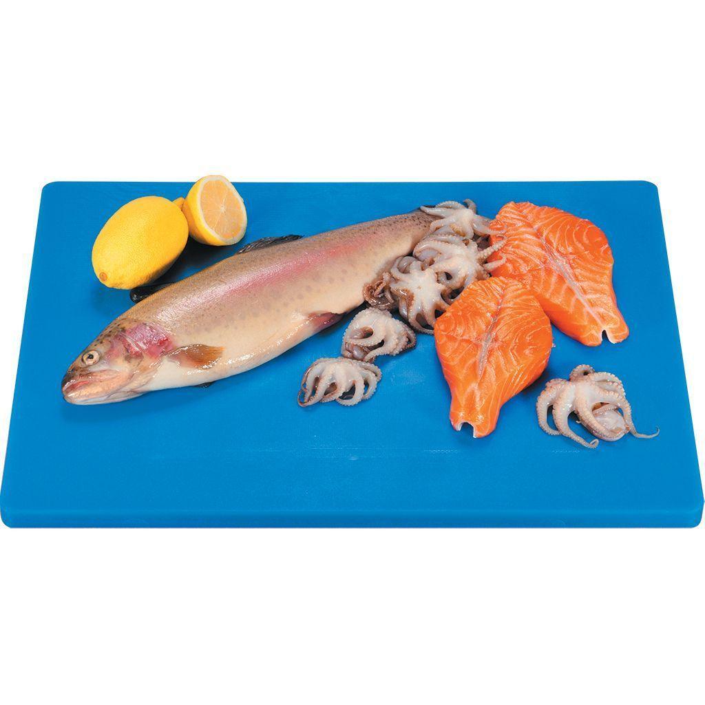 Доска разделочная 40*30*2 см синяя, пластик, P.L. Proff Cuisine
