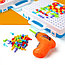 Детский конструктор болтовая мозаика с шуруповертом и шестеренками, детская развивающая игрушка, фото 7