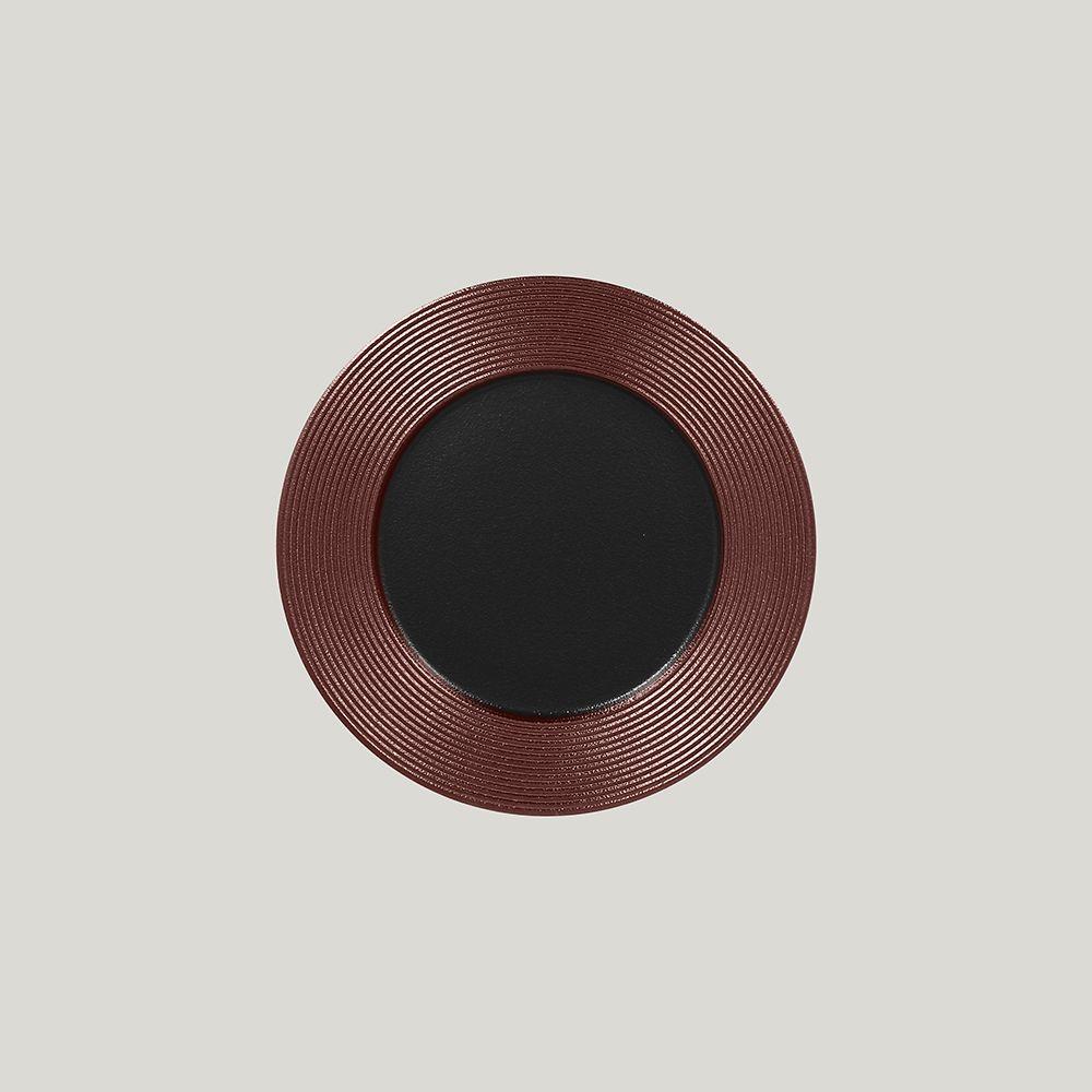 Тарелка RAK Porcelain MetalFusion Bronze мелкая 22 см