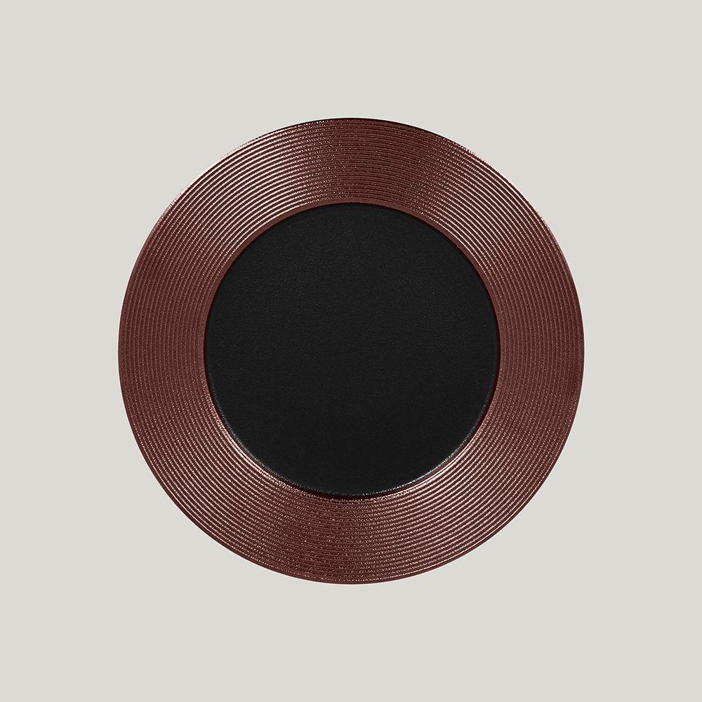 Тарелка RAK Porcelain MetalFusion Bronze мелкая 29 см