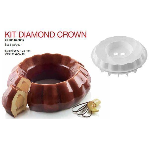 Форма кондитерская Silikomart KIT DIAMOND, силикон, 24*7,5 см, Италия - фото 1 - id-p143413137