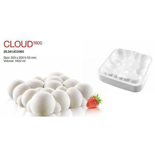 Форма кондитерская Silikomart CLOUD 1600, силикон, 20*20*5,5 см