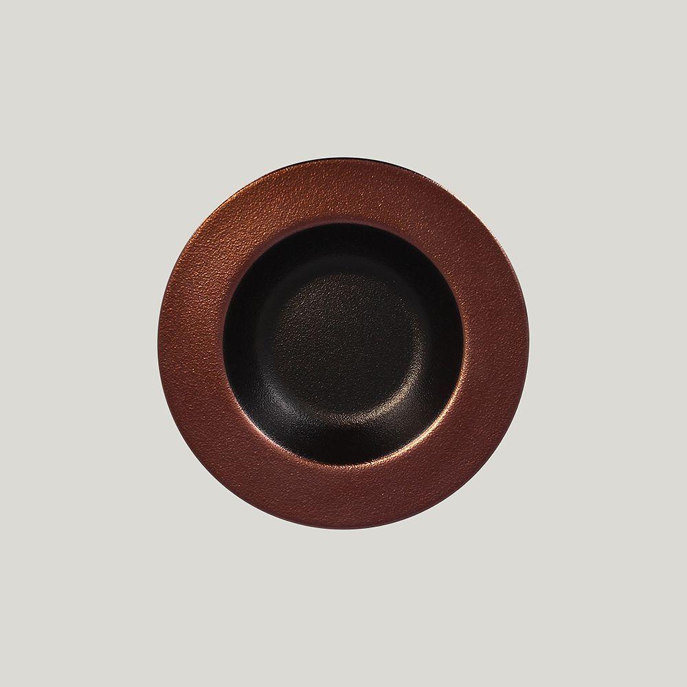 Тарелка глубокая RAK Porcelain MetalFusion Bronze 23 см