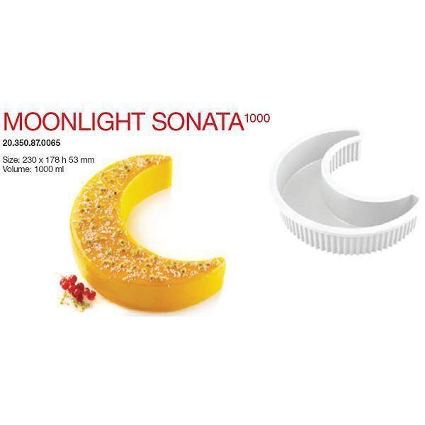 Форма кондитерская Silikomart MOONLIGHT SONATA 1000, силикон, 23*17,8*6,5(h) см, Италия - фото 1 - id-p143413175