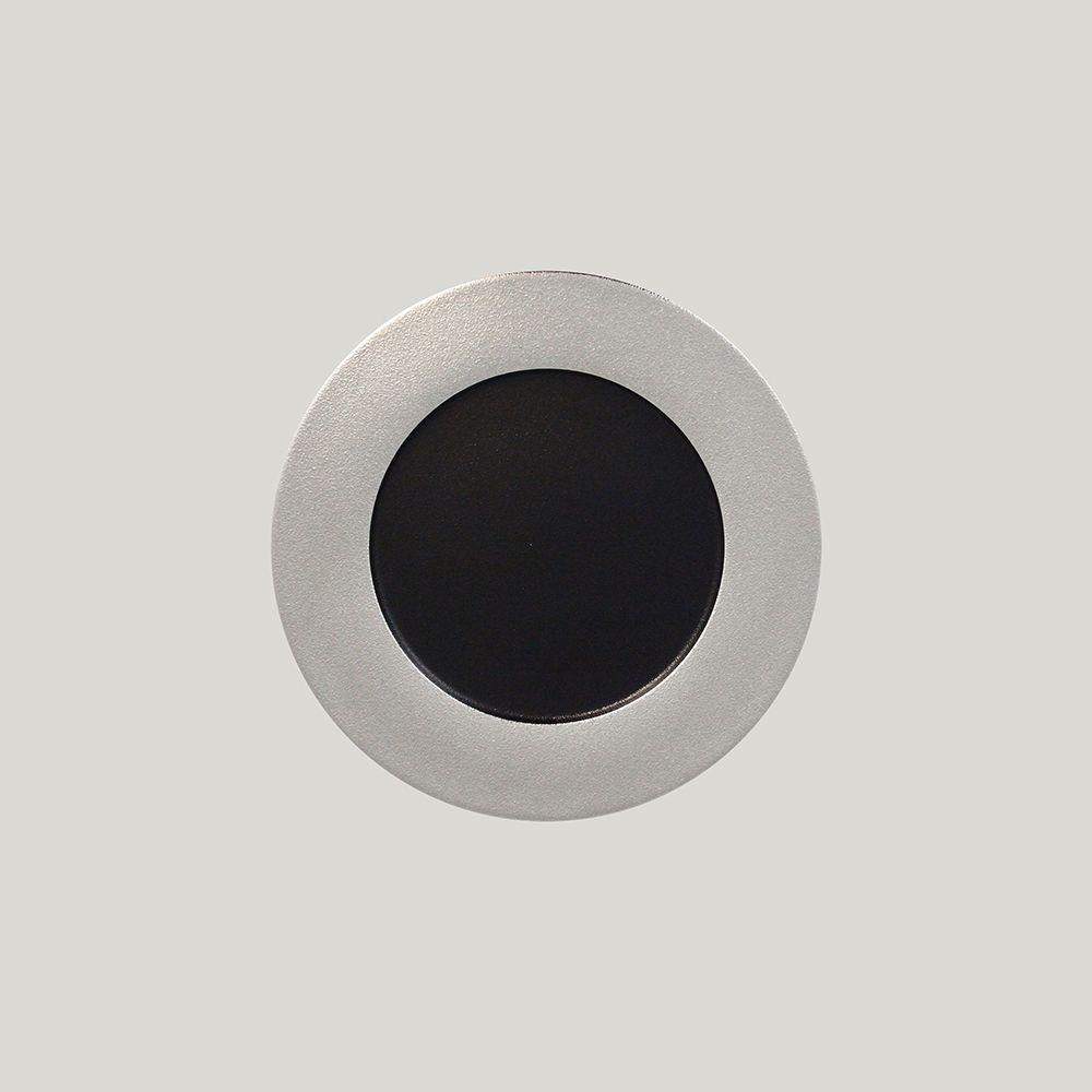 Тарелка RAK Porcelain MetalFusion Silver мелкая 22 см