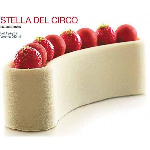 Форма кондитерская Silikomart STELLA DEL CIRCO, силикон, 28*6*7,1 см, 32*8 мм, Италия - фото 1 - id-p143413183