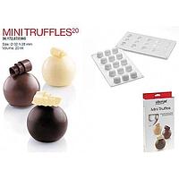 Форма кондитерская Silikomart MINI TRUFFLES 20, силикон, ячейки 32*28 мм, Италия