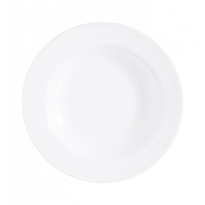 Тарелка глубокая Luminarc 22 см, 450/250 мл, стеклокерамика, белый цвет, ARC, (/6/24) - фото 1 - id-p143419280