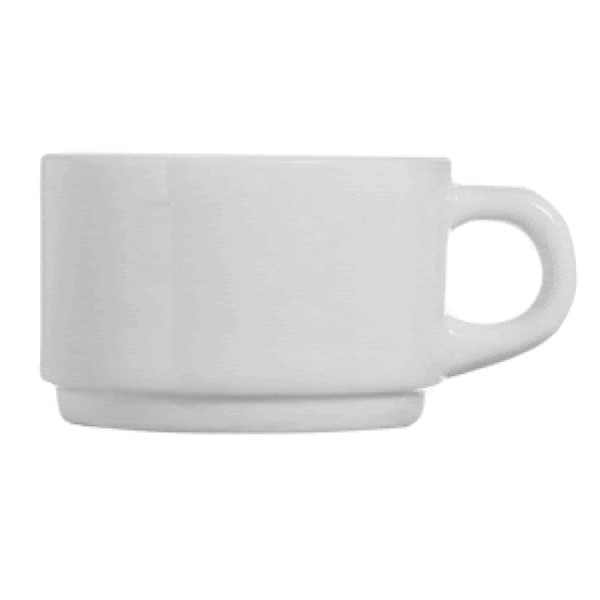 Чашка чайная Luminarc 280 мл, стеклокерамика, белый цвет, ARC, Франция (/6/) - фото 1 - id-p143419287