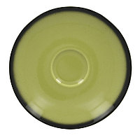 Блюдце RAK Porcelain LEA Light green (зеленый цвет) 15 см (к чашке 81223783)