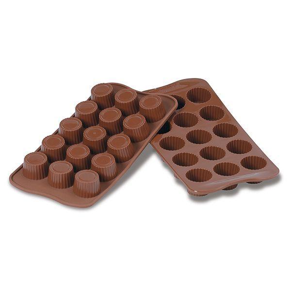Форма силиконовая для конфет Silikomart PRALINE, 3 см, h 1,8/0,5 см, Италия - фото 1 - id-p143413259