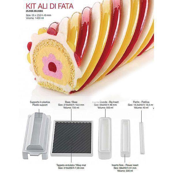 Форма кондитерская Silikomart KIT ALI DI FATA, силикон, 25*5,5 см, h 4,8 см, силикон, - фото 1 - id-p143413301