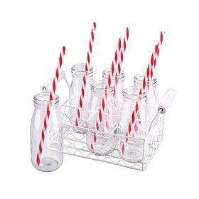 Подставка для переноски бутылок 21*14 см, 6 ячеек 8*7,5 см, металл, P.L. Proff Cuisine