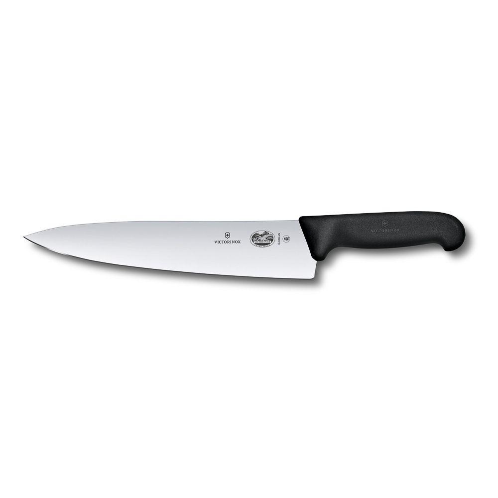 Универсальный нож Victorinox Fibrox 22 см, ручка фиброкс черная - фото 1 - id-p143412242
