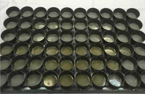 Сборка форм для выпечки на решетке "Маффин", 5,5*6/3 см, 60 шт, решетка 60*40 см, черный металл, P.L - фото 1 - id-p143419457