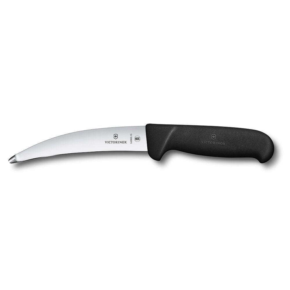 Нож для удаления потрохов Victorinox Fibrox 15 см, ручка фиброкс - фото 1 - id-p143412277