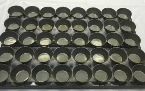 Сборка форм металлических для выпечки "Маффин", 5*7*3 см, 40 шт, решетка 60*40 см, P.L. Proff Cuisin - фото 1 - id-p143419464