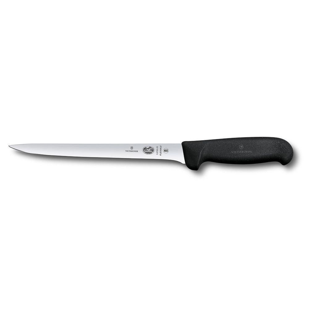 Нож филейный Victorinox Fibrox, гибкое лезвие, 20 см, ручка фиброкс - фото 1 - id-p143412287