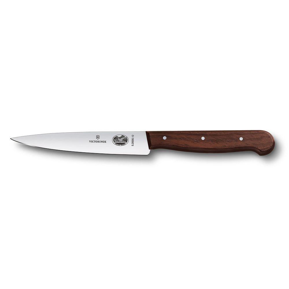 Нож поварской Victorinox Rosewood 12 см, ручка розовое дерево - фото 1 - id-p143412303