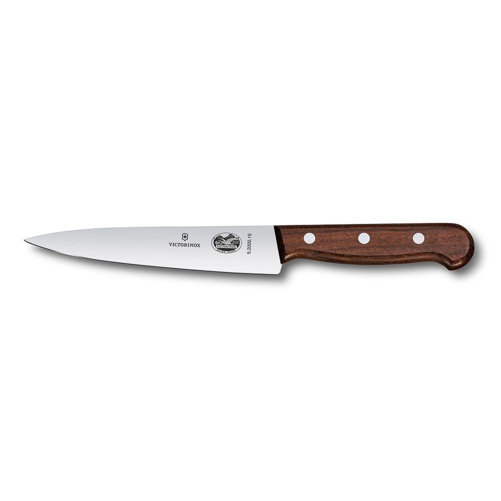 Нож поварской Victorinox Rosewood 15 см, ручка розовое дерево - фото 1 - id-p143412304