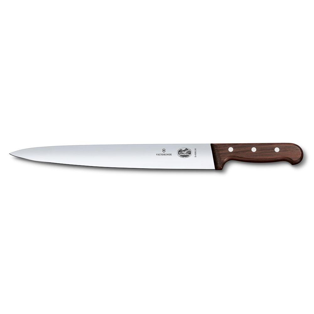 Нож для нарезки ломтиками Victorinox Rosewood 30 см, ручка розовое дерево - фото 1 - id-p143412309