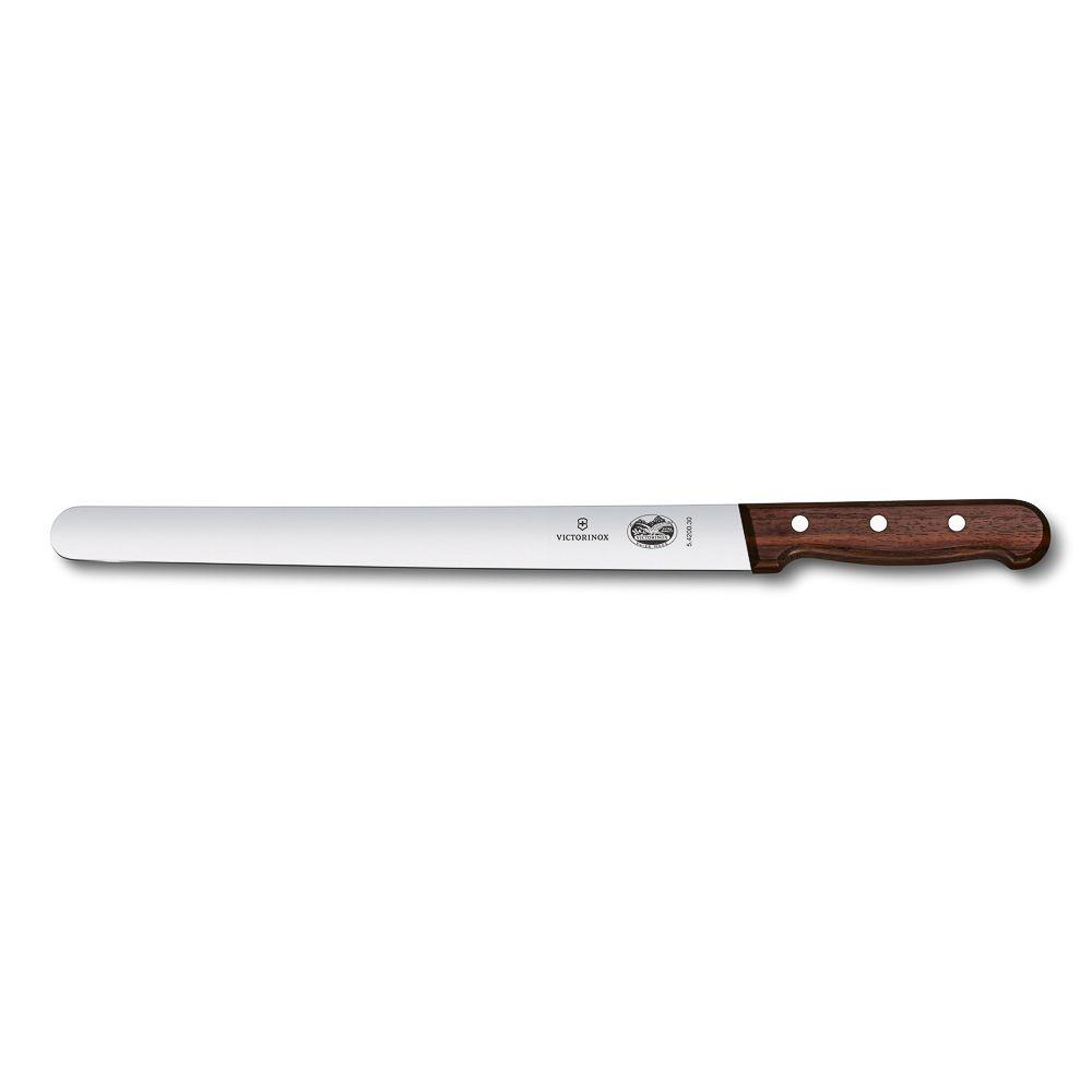 Нож для нарезки ломтиками Victorinox Rosewood 30 см, ручка розовое дерево - фото 1 - id-p143412316