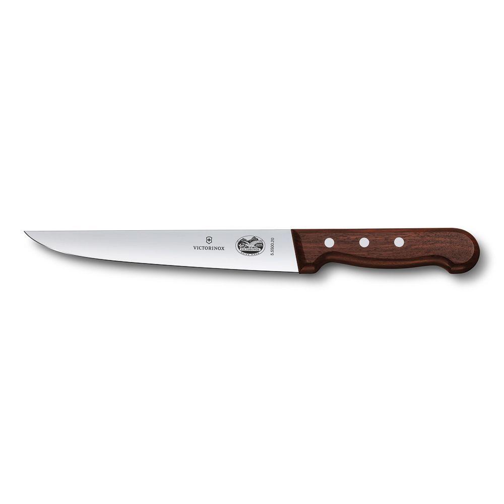 Нож для разделки Victorinox Rosewood 20 см, ручка розовое дерево - фото 1 - id-p143412320