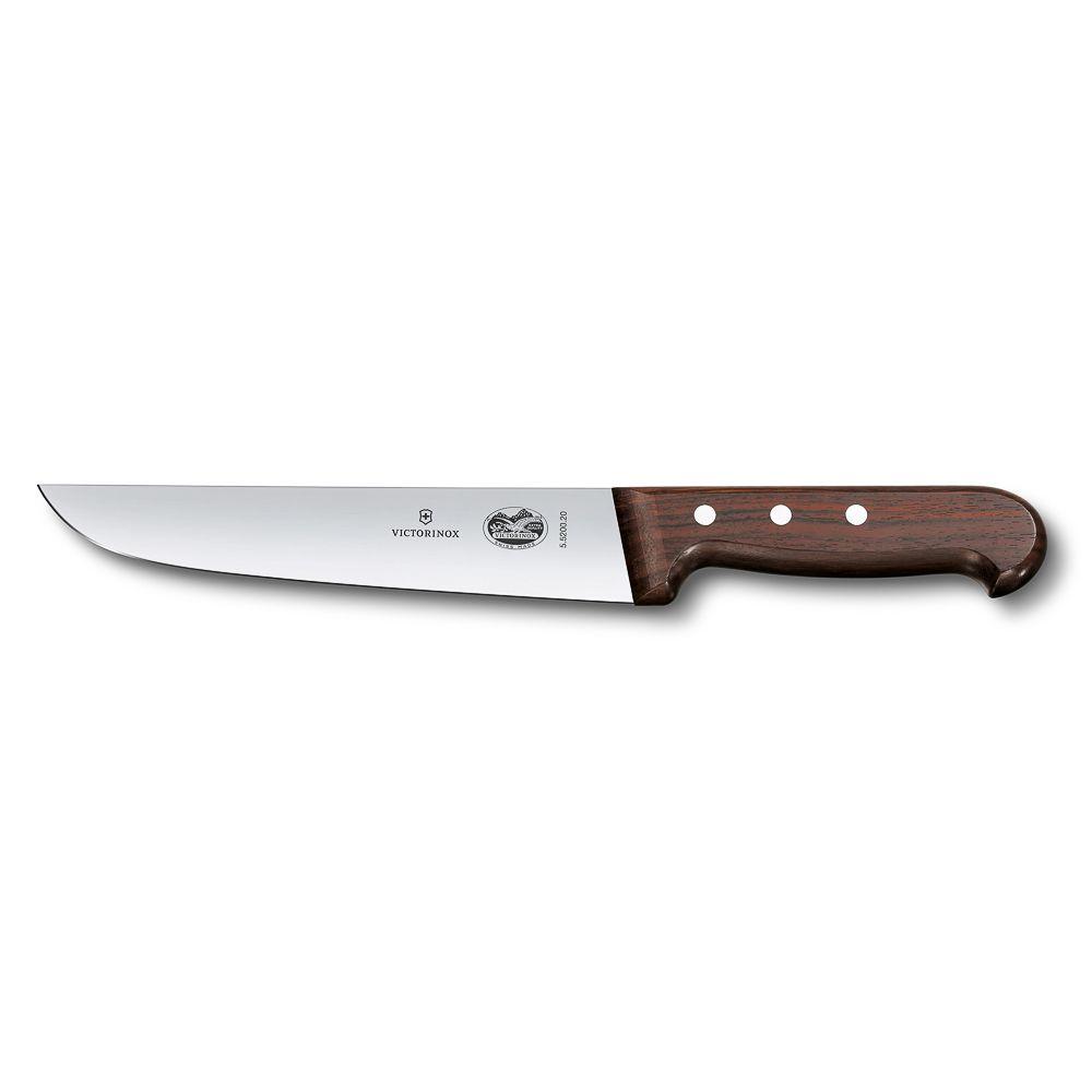 Нож для мяса Victorinox Rosewood 20 см, ручка розовое дерево - фото 1 - id-p143412324