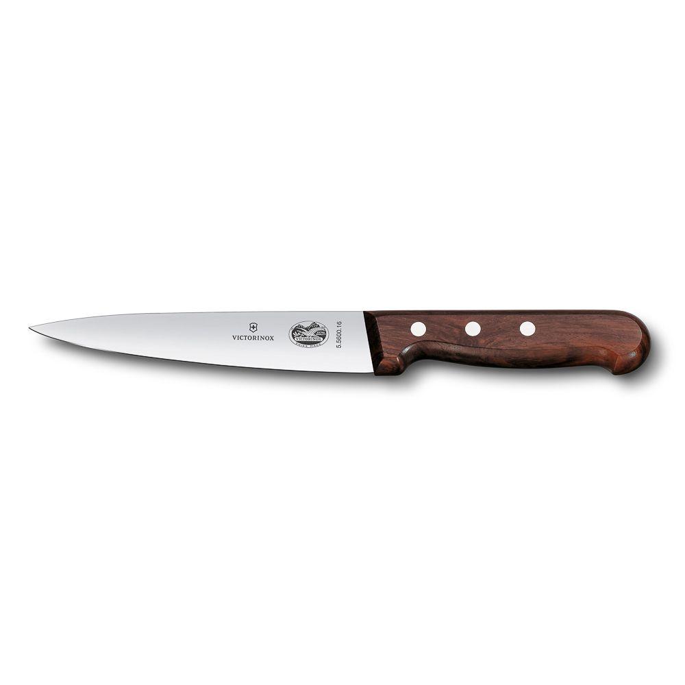 Нож для мяса Victorinox Rosewood 16 см, ручка розовое дерево - фото 1 - id-p143412329