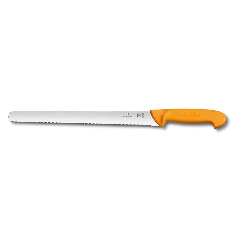 Нож для нарезки Victorinox Swibo, волнистое лезвие, 35 см - фото 1 - id-p143412340