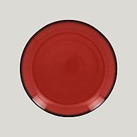Тарелка круглая RAK Porcelain LEA Red 24 см (красный цвет)