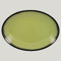 Блюдо овальное RAK Porcelain LEA Light green (зеленый цвет) 32 см