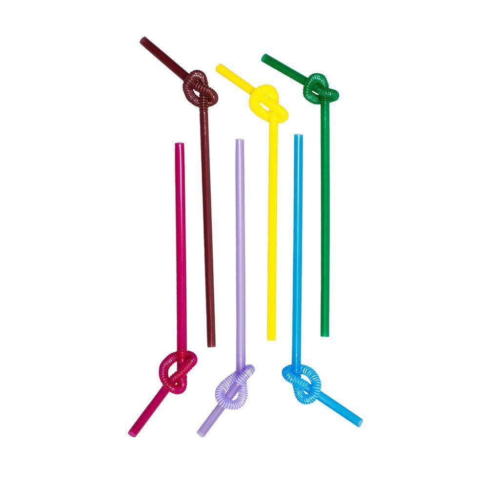 Трубочки для коктейля с длинным сгибом цветные, 27 см, d 6 мм, 20 шт - фото 1 - id-p143415731