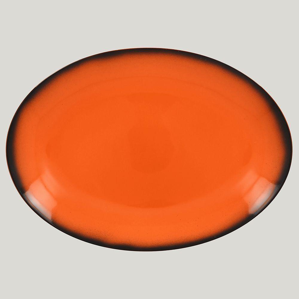Блюдо овальное RAK Porcelain LEA Orange 32 см (оранжевый цвет) - фото 1 - id-p143416966