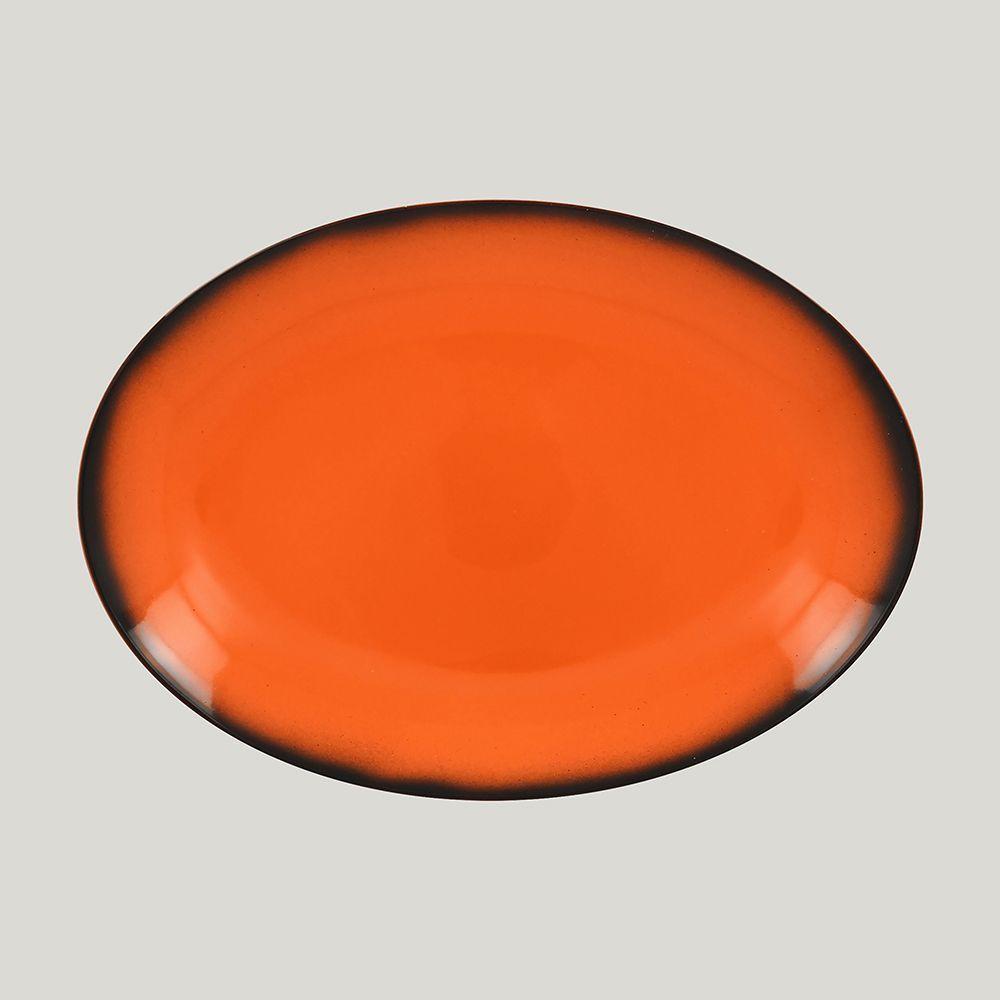 Блюдо овальное RAK Porcelain LEA Orange 26 см (оранжевый цвет) - фото 1 - id-p143416967
