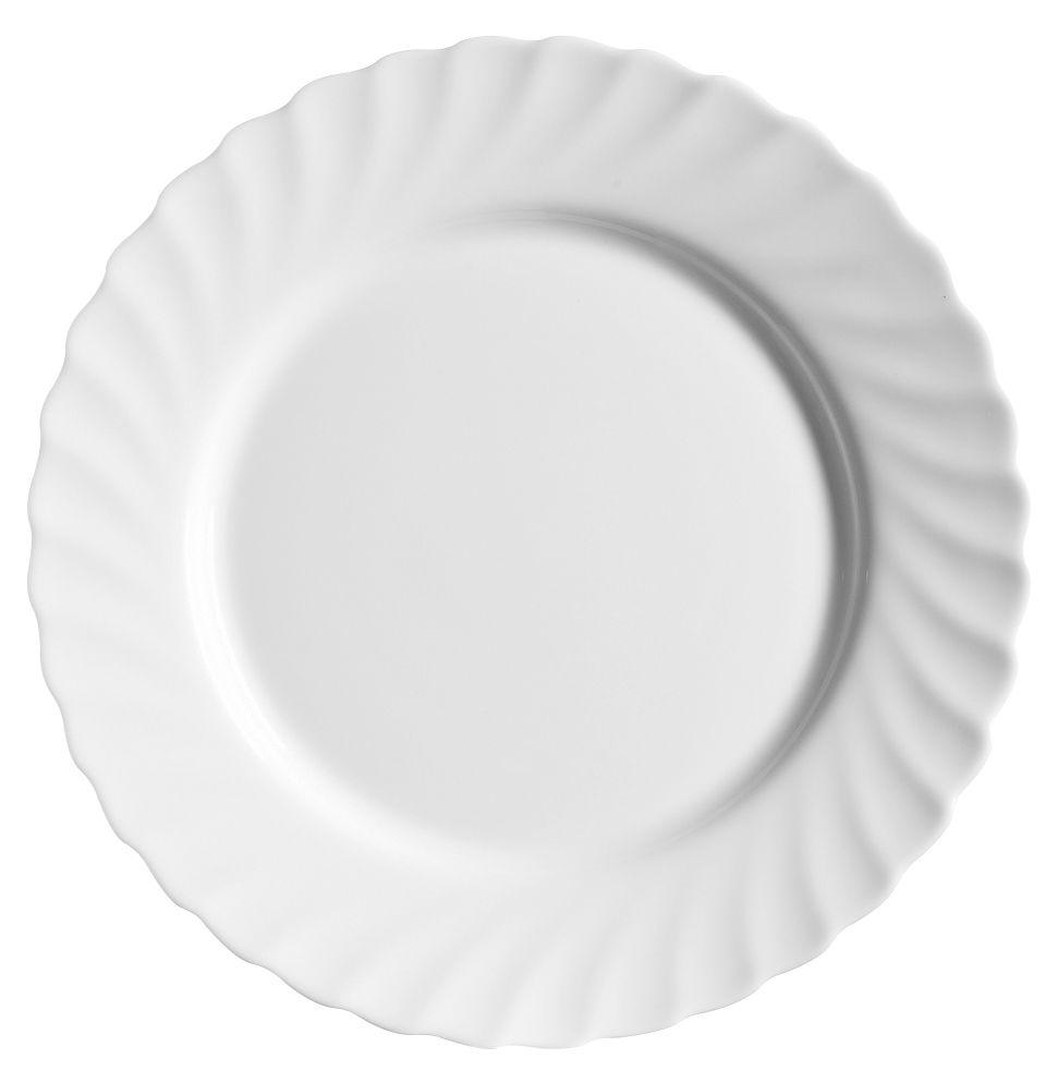 Блюдо круглое Luminarc Trianon 31 см, стеклокерамика, белый цвет, ARC, Франция - фото 1 - id-p143418075