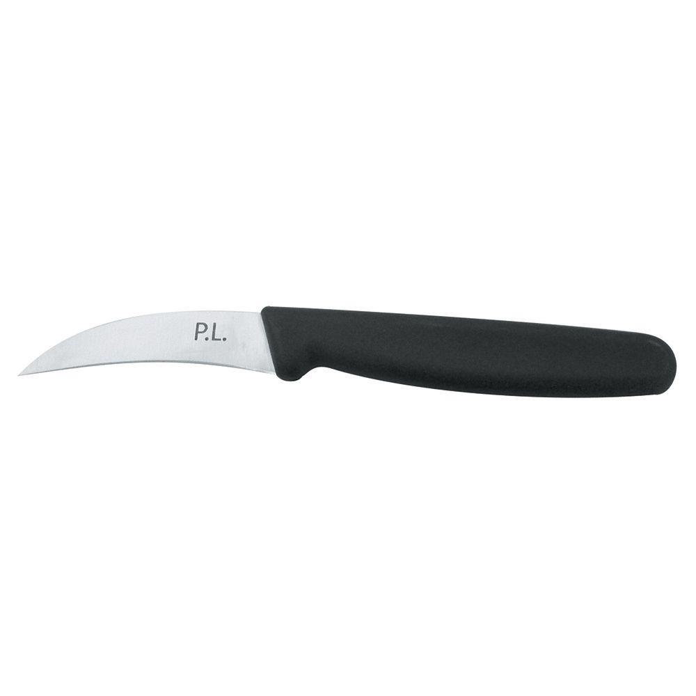 Нож PRO-Line для чистки овощей Коготь 7 см, пластиковая черная ручка, P.L. Proff Cuisine - фото 1 - id-p143412437