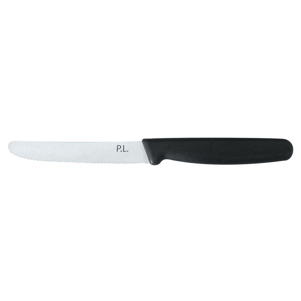 Нож PRO-Line для нарезки, волнистое лезвие, 16 см, ручка черная пластиковая, P.L. Proff Cuisine - фото 1 - id-p143412440