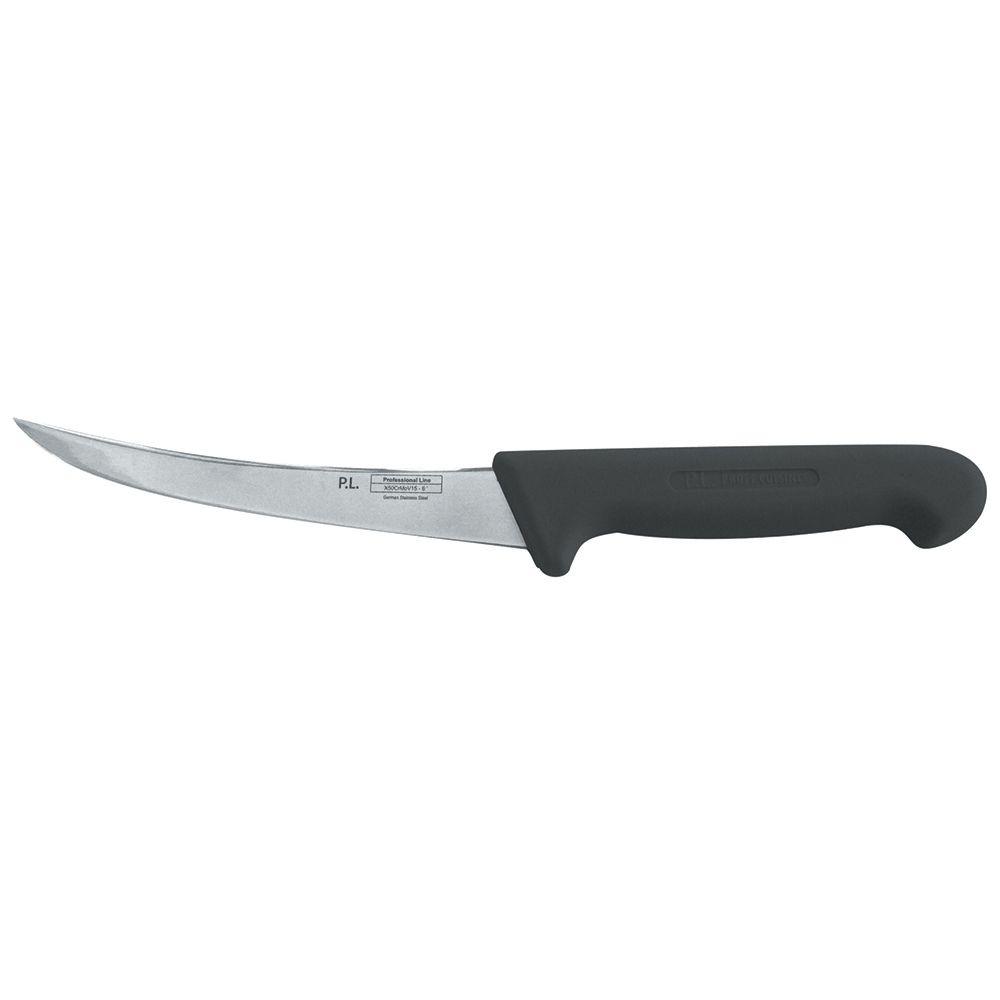 Нож PRO-Line обвалочный 15 см, черная пластиковая ручка, P.L. Proff Cuisine - фото 1 - id-p143412475