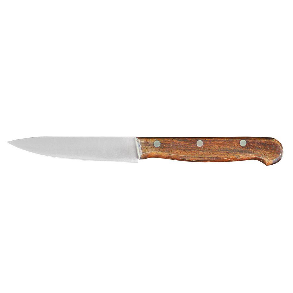 Нож для чистки овощей и фруктов 10 см, деревянная ручка, P.L. Proff Cuisine - фото 1 - id-p143412502
