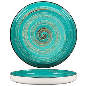 Тарелка с бортом Texture Light Cyan Circular 28 см, h 3,1 см, P.L. Proff Cuisine