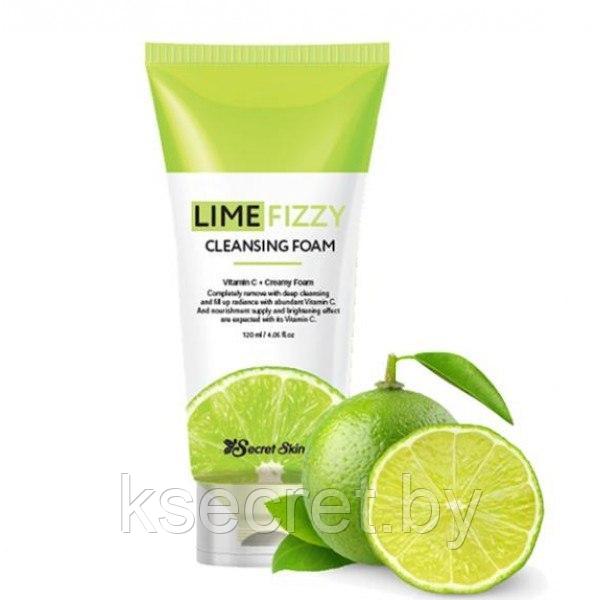 SS LIME FIZZY Пенка для умывания SECRETSKIN LIME FIZZY CLEANSING FOAM 120мл - фото 1 - id-p143421974