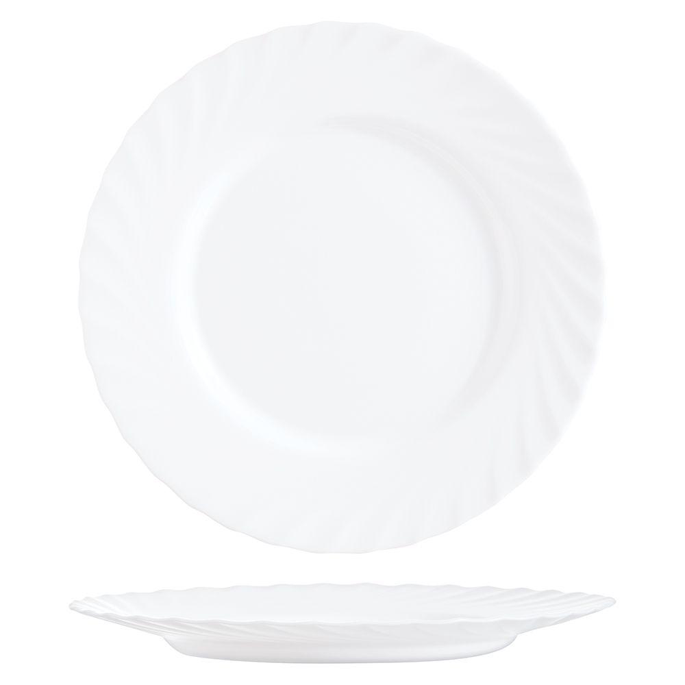 Тарелка пирожковая Luminarc Trianon 15 см, стеклокерамика, белый цвет, ARC, Франция - фото 1 - id-p143417200