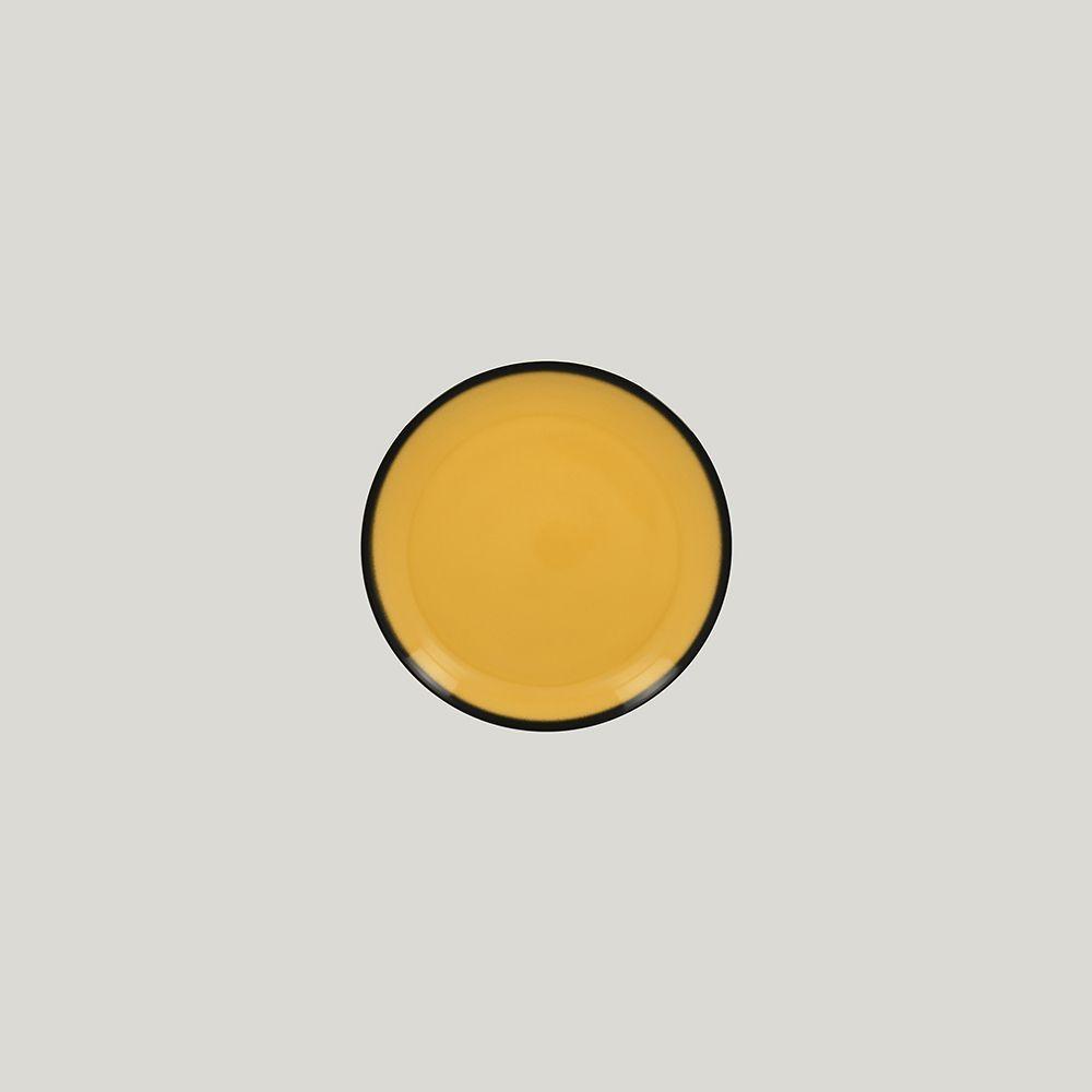 Тарелка круглая RAK Porcelain LEA Yellow 15 см (желтый цвет)