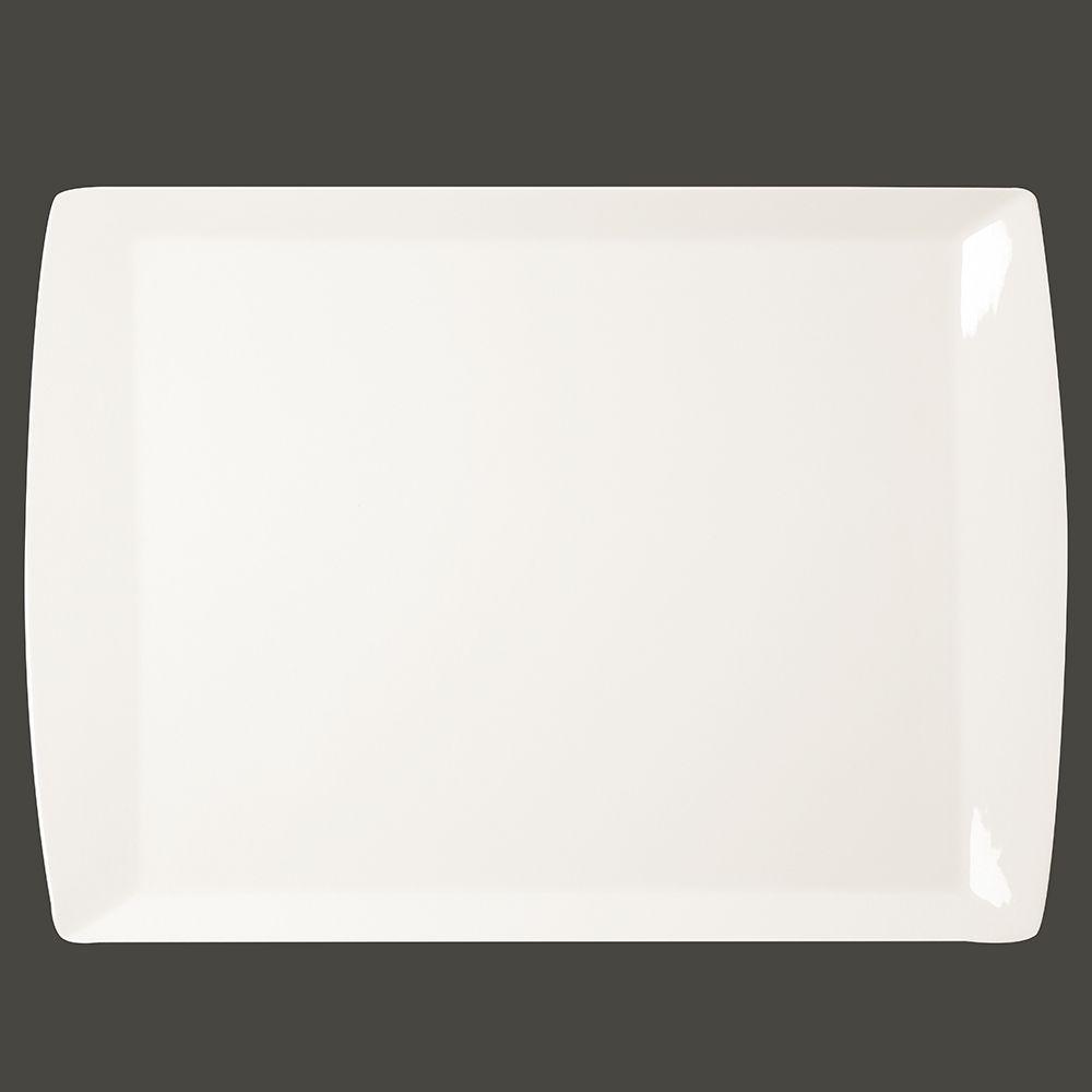 Тарелка RAK Porcelain Minimax прямоугольная плоская, 39*28 см